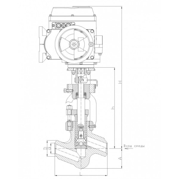 Клапаны – регуляторы температуры прямоточные дискового типа Ду 20-65 мм серии РК 102.01