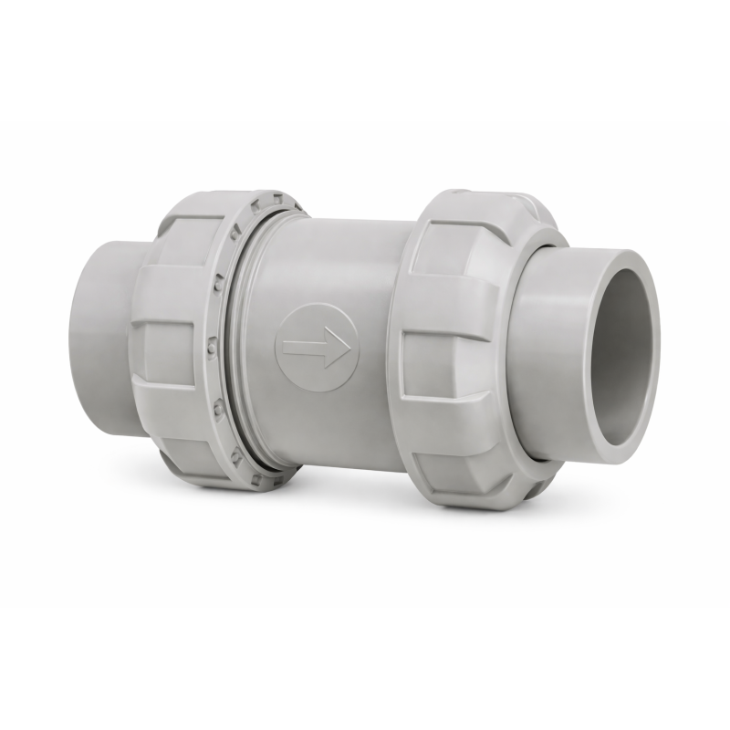 Шаровой обратный клапан  с муфтовыми окончаниям, FKM  d25 (DN20) PN10 PP-H, IPS