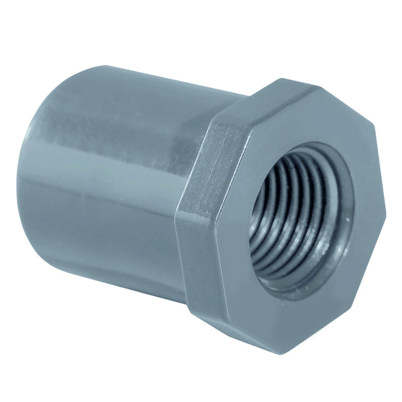 Адаптер ХПВХ муфтовый с ВР клеевой,IPS, PN16 d20x1/4"