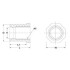 Адаптер ХПВХ муфтовый с ВР клеевой,IPS, PN16 d20x1/4"