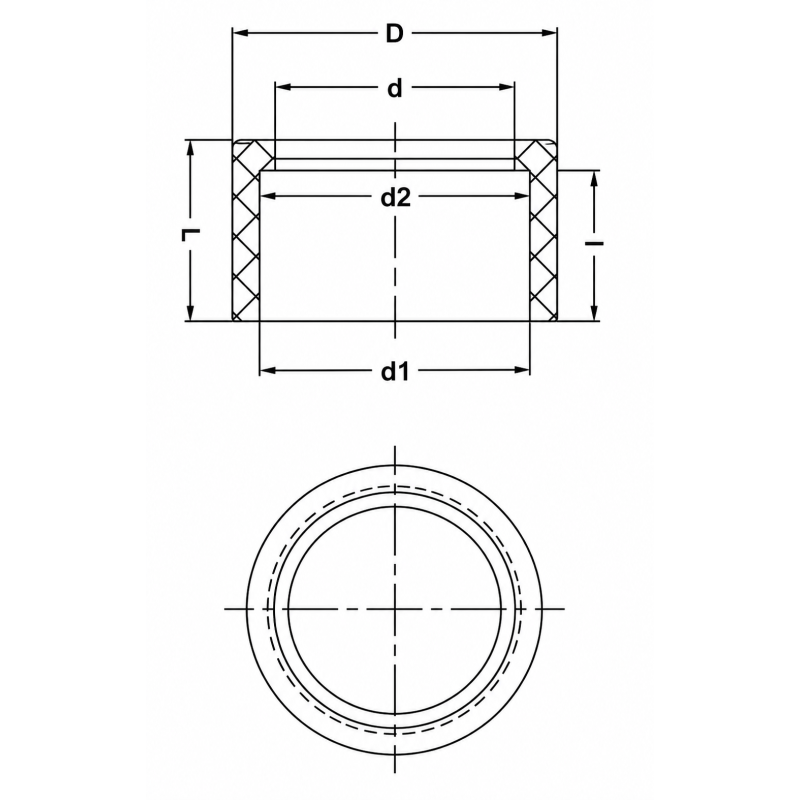 Кольцо переходное ХПВХ клеевое (Model A), IPS, PN16  75x32