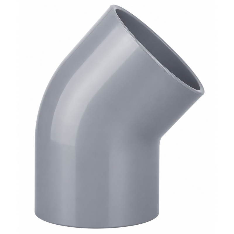 Отвод клеевой 45°  ХПВХ (Model B) IPS d140 PN16