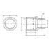 Муфта переходная клеевая с НР ХПВХ ,IPS, PN16 d63x2"