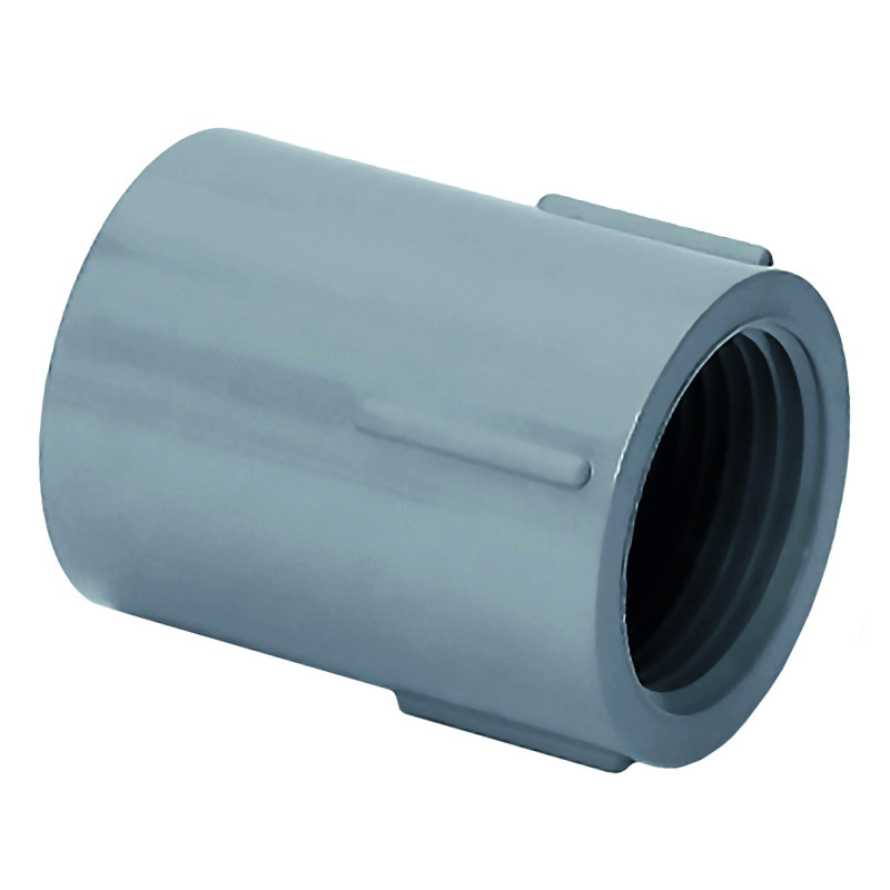 Муфта переходная клеевая с ВР ХПВХ ,IPS, PN16 d63x2"