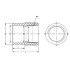 Муфта переходная клеевая с ВР ХПВХ ,IPS, PN16 d63x2"