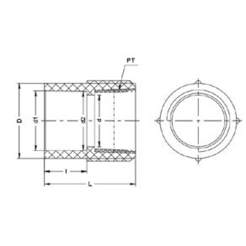 Муфта переходная клеевая с ВР ХПВХ ,IPS, PN16 d63x2"