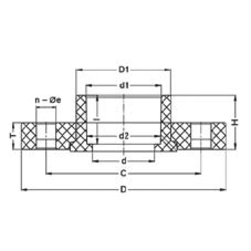Фланец ХПВХ свободный с буртом (Model A) (комплект), IPS PN16 d110