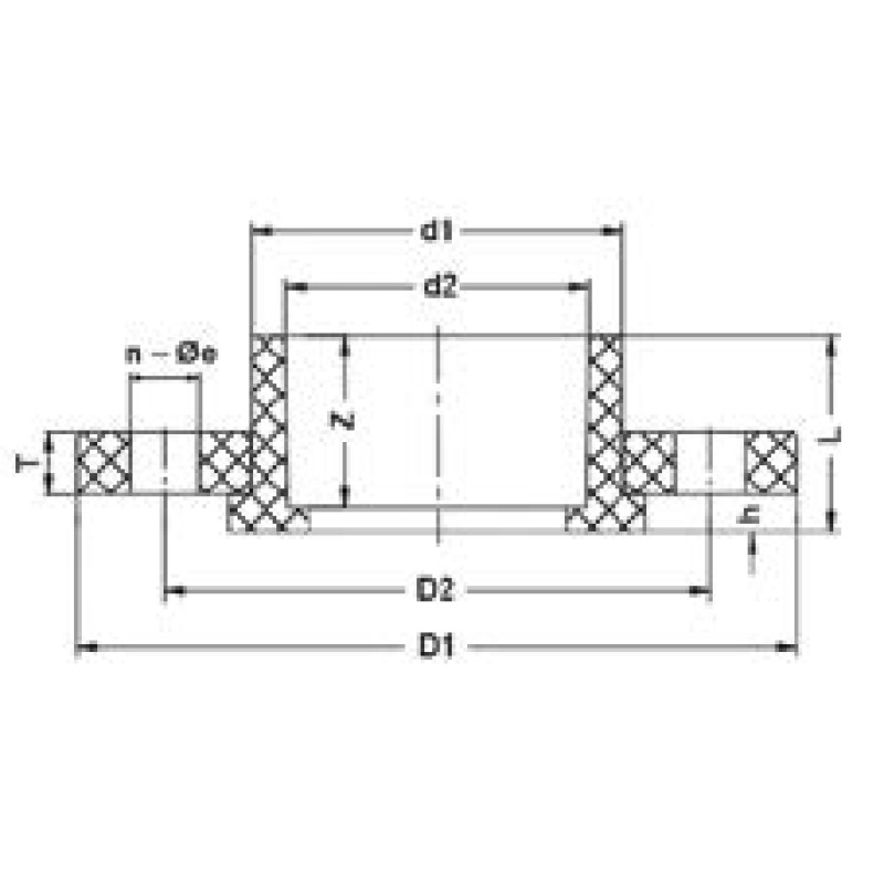 Фланец ХПВХ свободный с буртом (Model B) (комплект), IPS PN16 d500