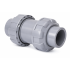 Шаровой обратный клапан ХПВХ с муфтовыми окончаниям, EPDM  d25 (DN20) IPS