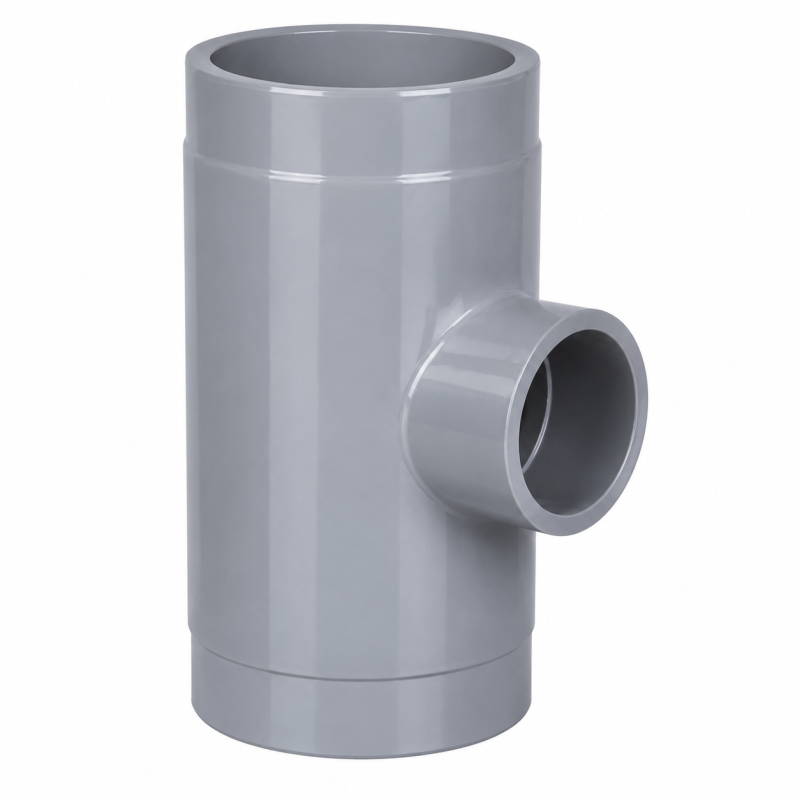 Тройник переходной клеевой 90° ХПВХ (Model B),IPS, PN16 d140x90