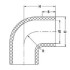Отвод 90° ПВДФ для стыковой сварки,IPS, PN16 d75
