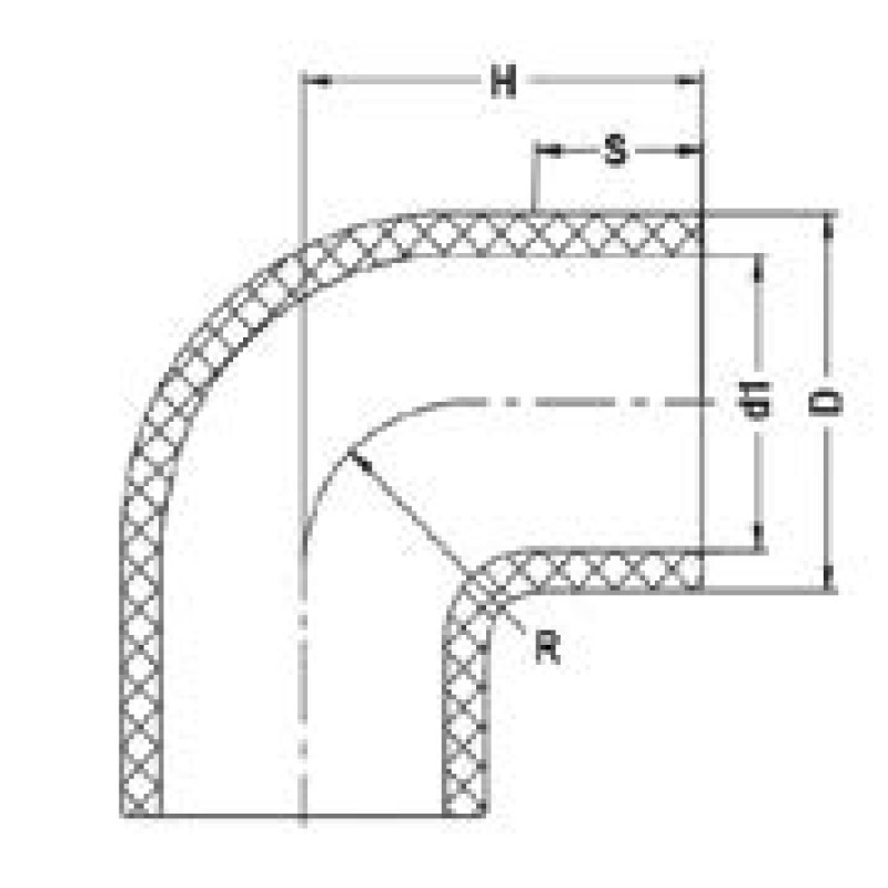Отвод 90° ПВДФ для стыковой сварки,IPS, PN16 d75