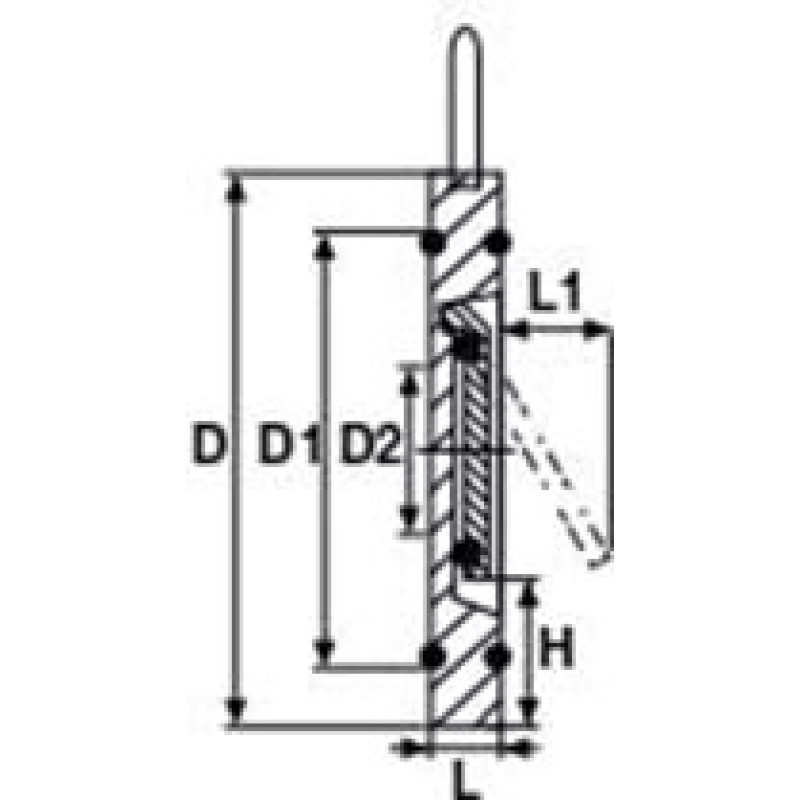 Межфланцевый обратный клапан ПВХ, EPDM d110 (DN100) IPS