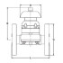 Мембранный клапан IDK ПВХ с фланцевыми окончаниями, EPDM, d25 (DN20) IPS