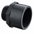Муфта переходная с НР ПВХ IPS 32x1"