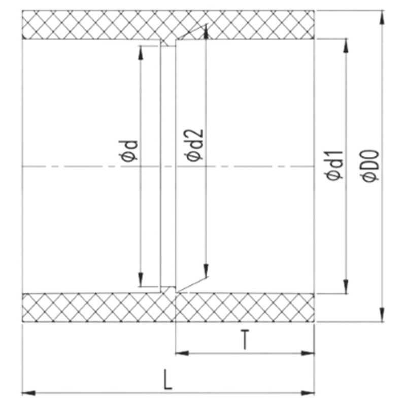 Муфта соединительная ПВХ IPS d32 IMIV032