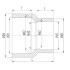Муфта редукционная ПВХ IPS 32x20