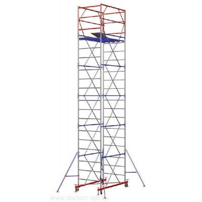 Вышка-тура Zitrek МЕГА-2 Н=20,8м (16 секций, со стабилизаторами)